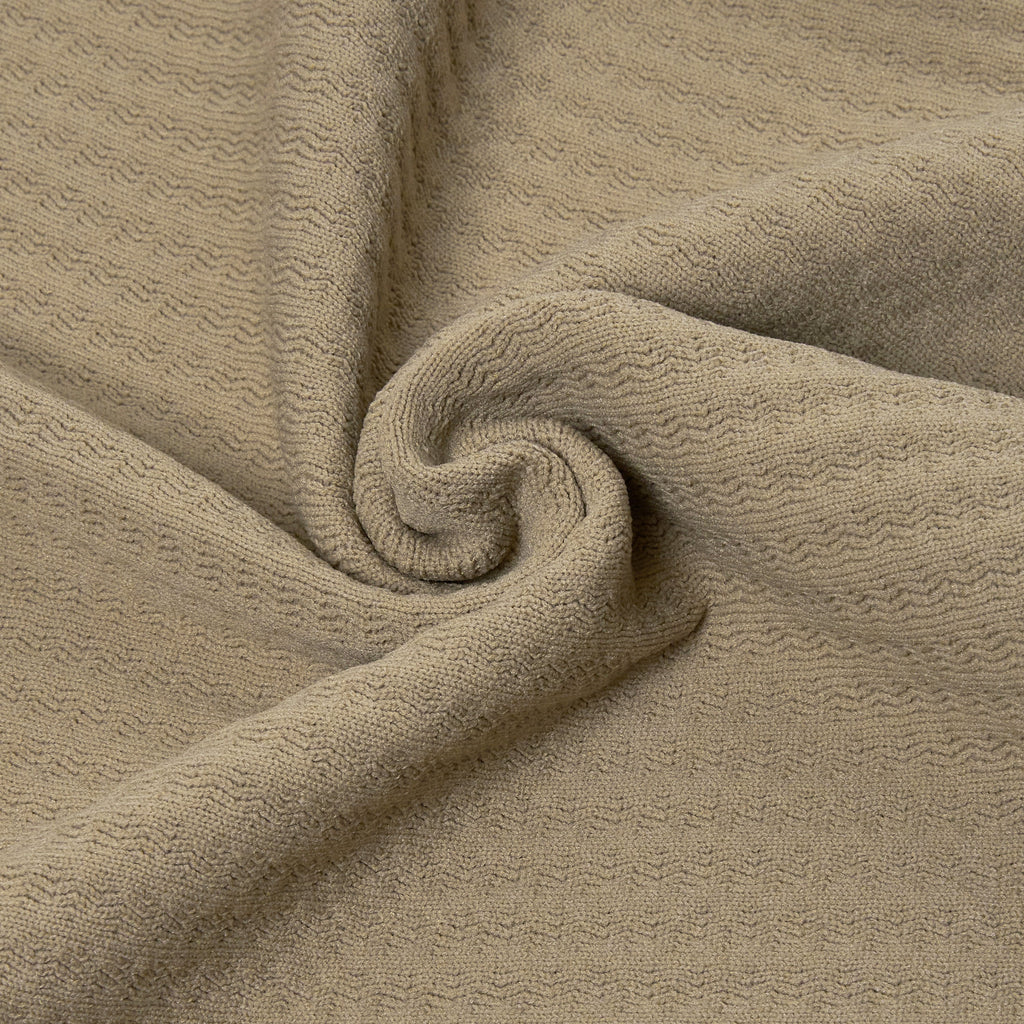 Contempo Half Zip Stretch Ribbed Polo Jumper