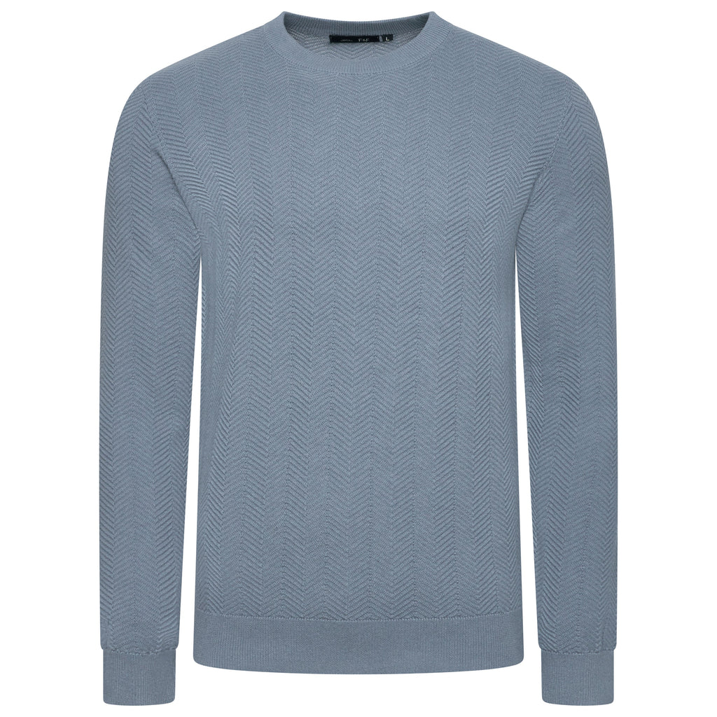 F&F Chevron Knit Pullover Jumper