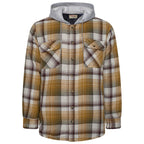 Wrangler Padded Hooded Shirt Jacket
