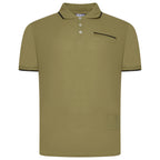 Evryone Contrast Tipped Polo Shirt