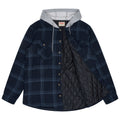 Wrangler Padded Hooded Shirt Jacket