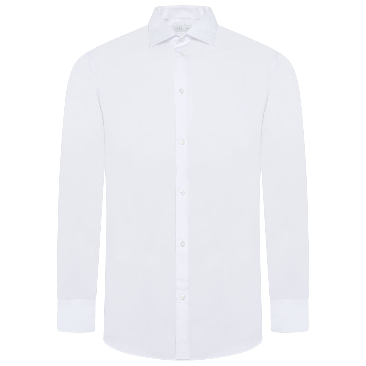 M&S Regular Fit Easy Iron Pure Cotton Shirt