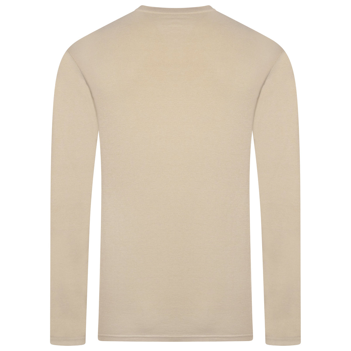 Henley Waffle Knit Long Sleeve Top