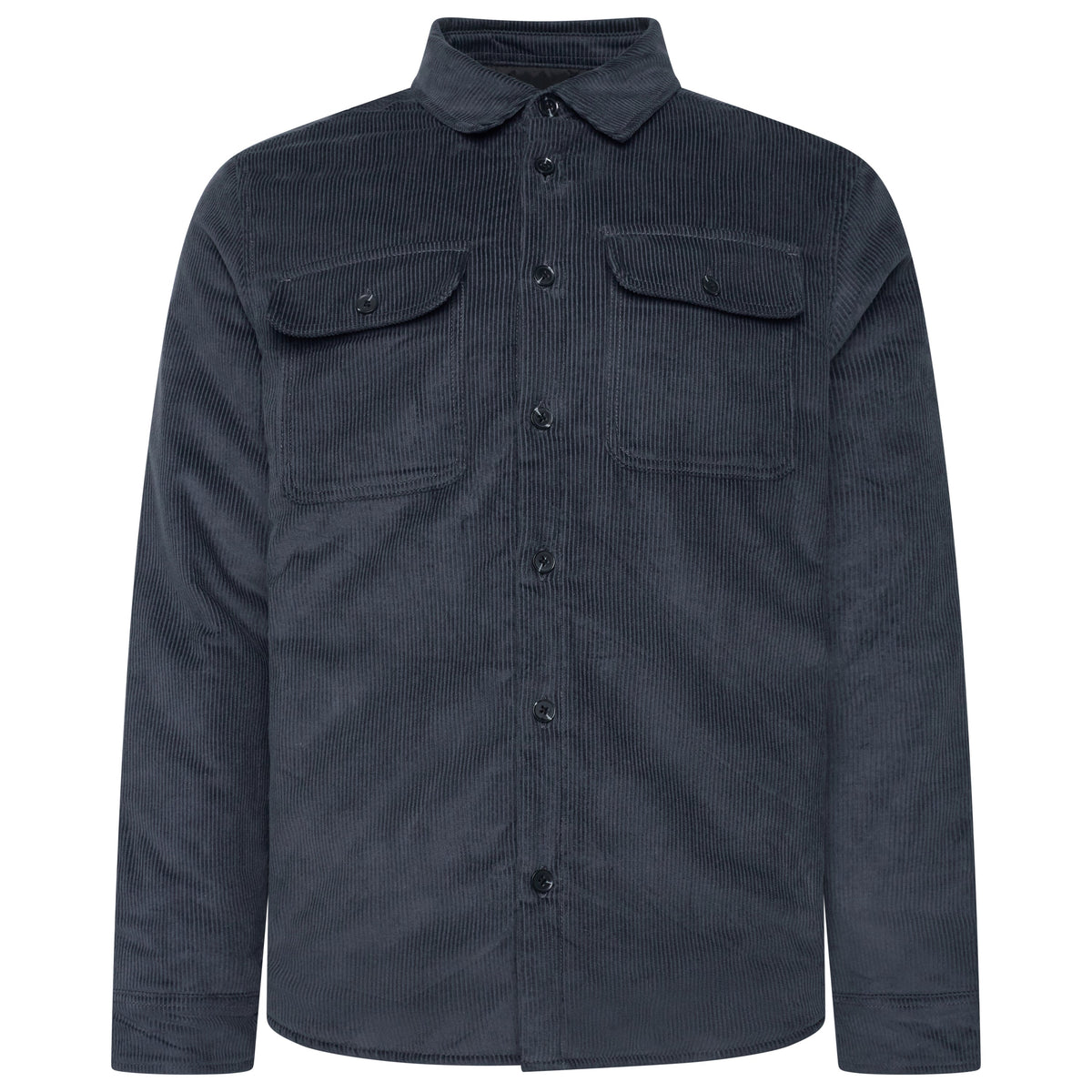 Corduroy Padded Jacket With Pockets
