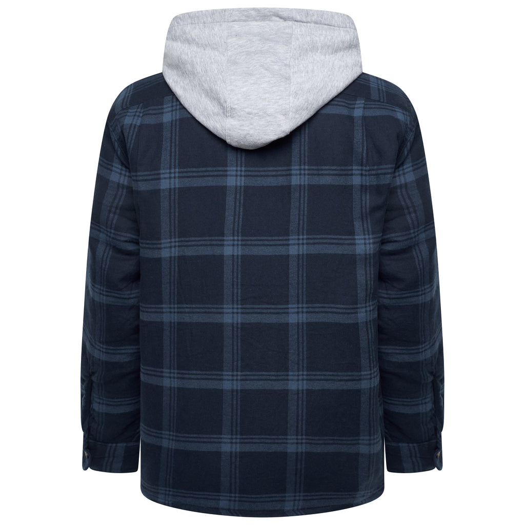 Wrangler Padded Hooded Shirt Jacket