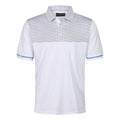 Island Green Dash Print Golf Sport Polo Shirt