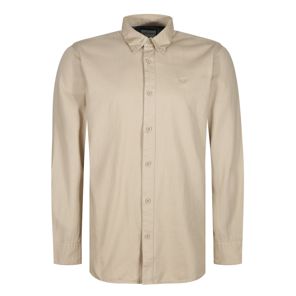 TL London Embroidered Logo Long Sleeve Shirt