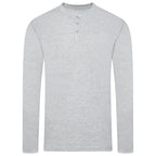 Henley Waffle Knit Long Sleeve Top