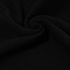 Contempo Half Zip Stretch Ribbed Polo Jumper