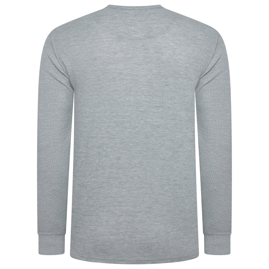 One Brand Crew Neck Waffle Knit T-Shirt