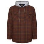 Wrangler Padded Hooded Shirt Jacket