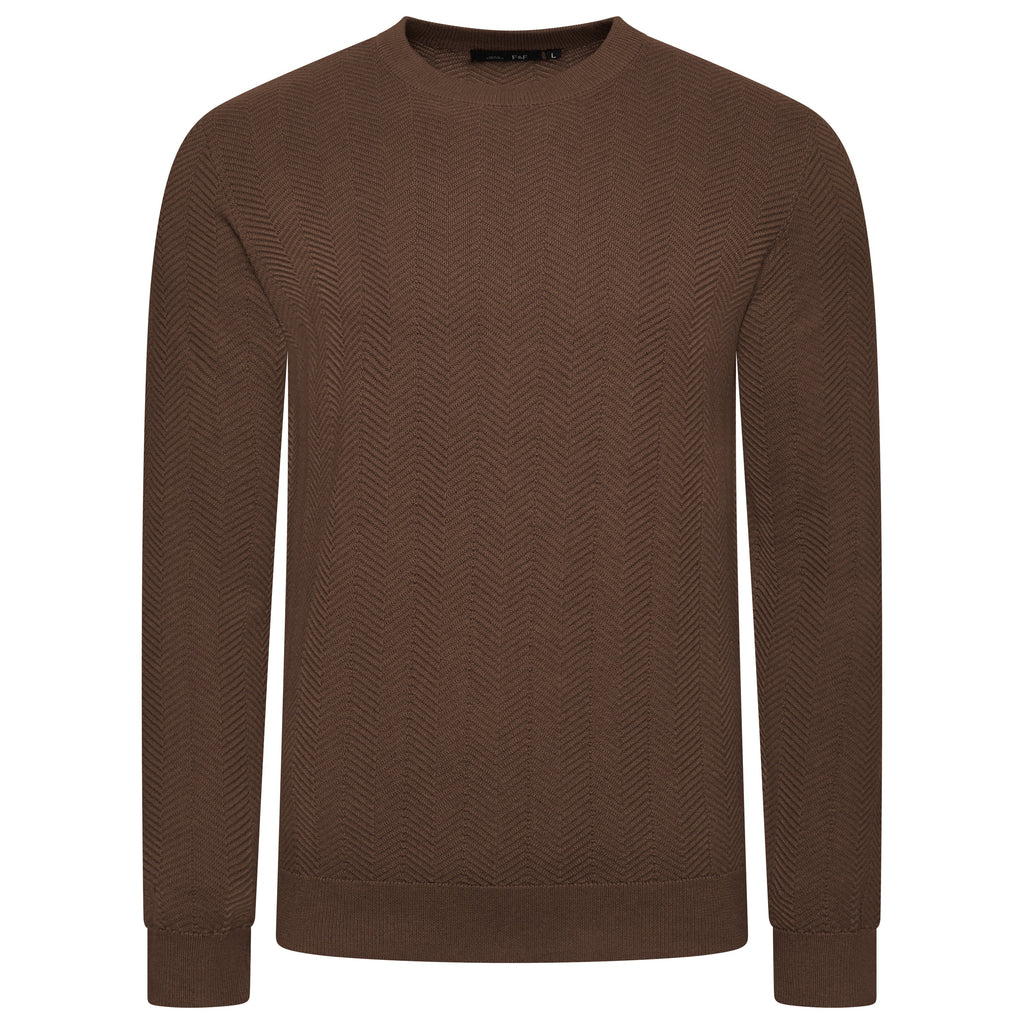 F&F Chevron Knit Pullover Jumper