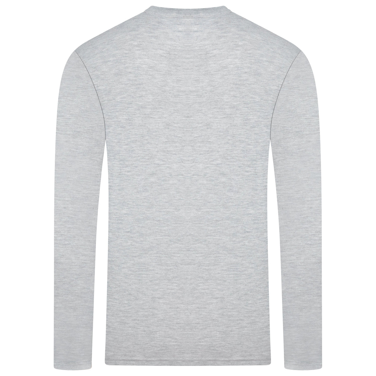 Henley Waffle Knit Long Sleeve Top