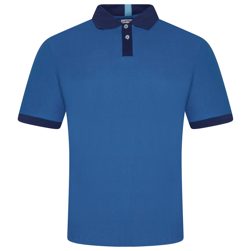 Evryone Contrast Collar Polo Shirt