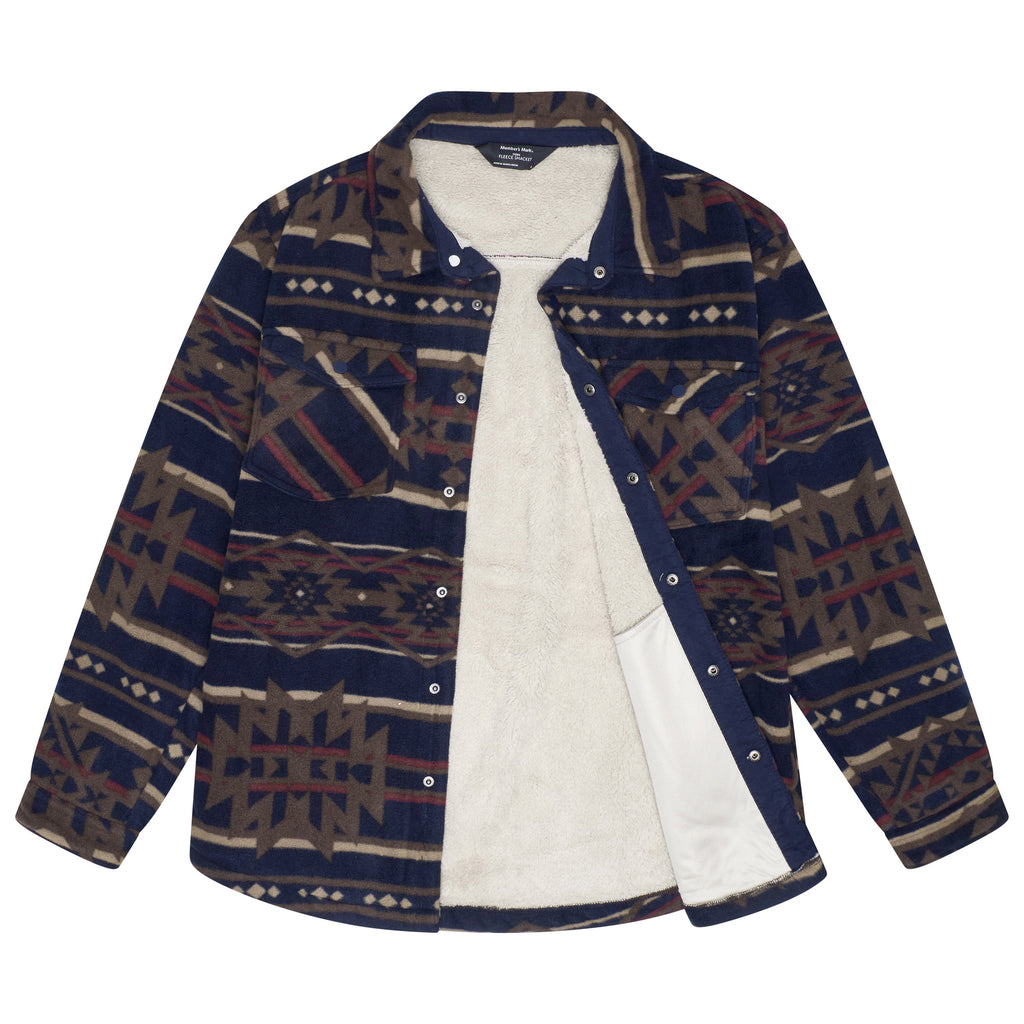 Member's Mark Sherpa Fleece Shacket Overshirt