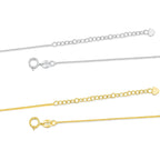 Poppy Silver Vertical Bar Pendant Necklace