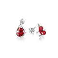 Poppy Teardrop Stud Earrings