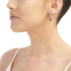 Rose Teardrop Dangle Drop Earrings
